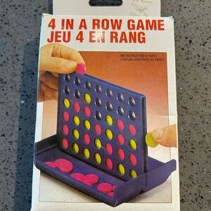🧡5/$25🧡4 in a Row Game - Blue, Pink, Yellow